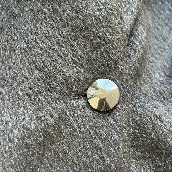 Cole Hahn coat black alpaca wool jacket pea coat 8 - Picture 7 of 13